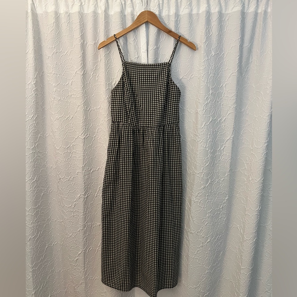 Old Navy Gingham Midi Dress